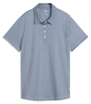 Puma Broken Links Damen Polo, Deep Navy