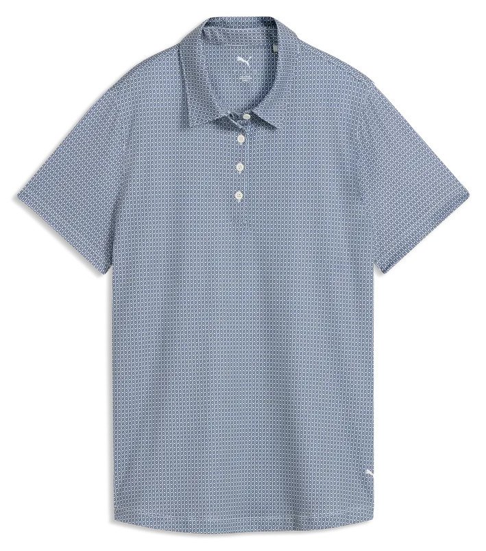 Puma Broken Links Damen Polo, Deep Navy