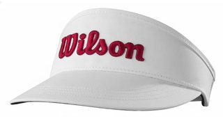 Wilson Tour Visor Schirmmütze, weiß/rot