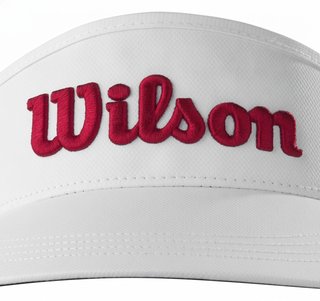 Wilson Tour Visor Schirmmütze, weiß/rot