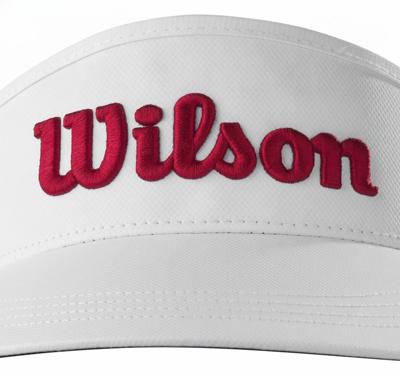 Wilson Tour Visor Schirmmütze, weiß/rot
