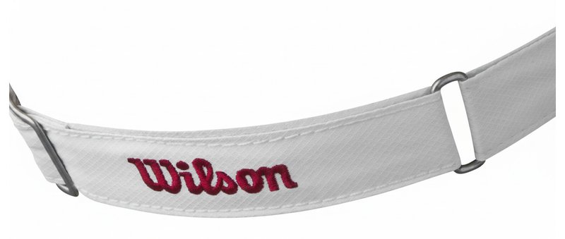 Wilson Tour Visor Schirmmütze, weiß/rot