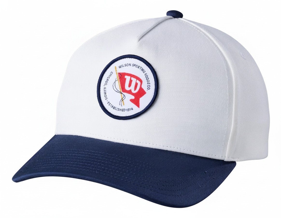 Wilson Vintage Patch Kappe, weiß/navy