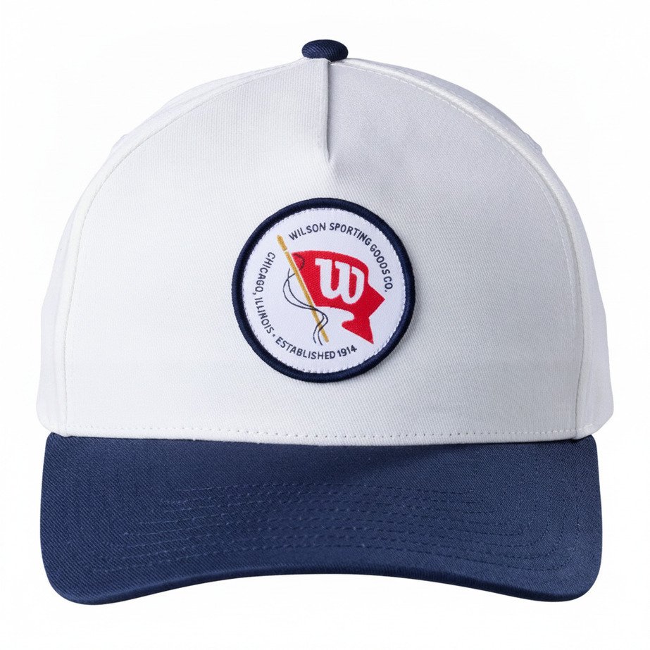 Wilson Vintage Patch Kappe, weiß/navy