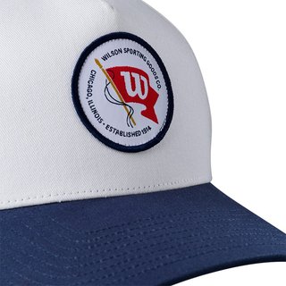 Wilson Vintage Patch Kappe, weiß/navy