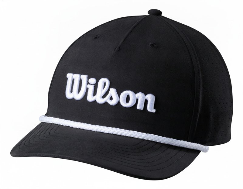 Wilson Rope Cap 2026 Kappe, schwarz/weiß