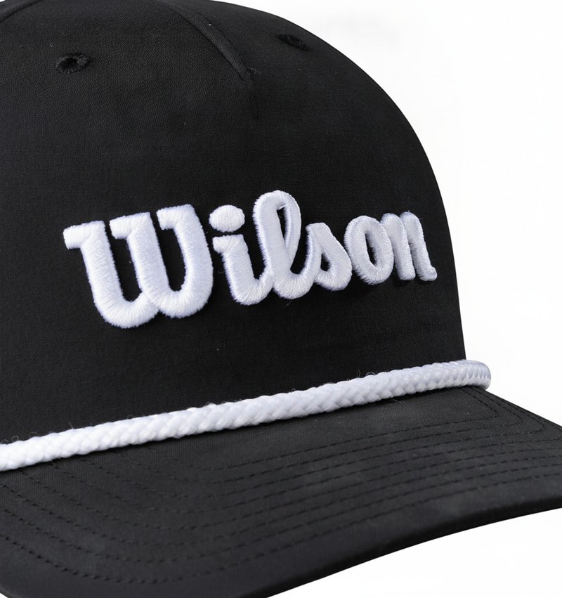Wilson Rope Cap 2026 Kappe, schwarz/weiß