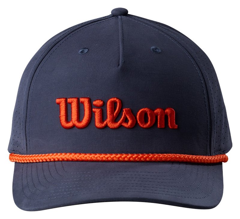 Wilson Rope Cap 2026 Schirmmütze, Navy/Orange