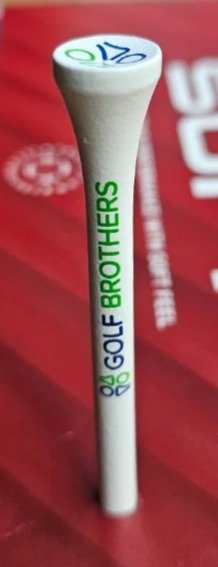 Golf Brothers Tees (Bambus), weiß, 70mm, 50er Pack