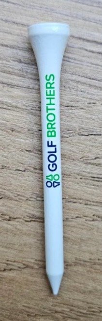 Golf Brothers Tees (Bambus), weiß, 70mm, 50er Pack