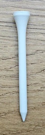 Golf Brothers Tees (Bambus), weiß, 70mm, 50er Pack