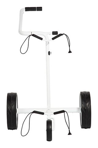 JuStar White Inkl. Scorekarten-Halter und Tragetasche STAR-TC elektrischer Trolley, Weiß
