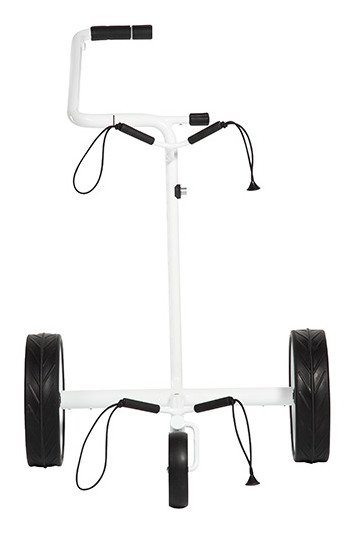 JuStar White Inkl. Scorekarten-Halter und Tragetasche STAR-TC elektrischer Trolley, Weiß