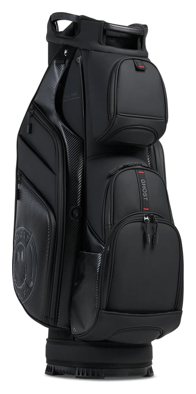 Ghost Golf GT-14 Ronin cart bag, black/chrome