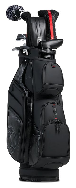 Ghost Golf GT-14 Ronin cart bag, black/chrome