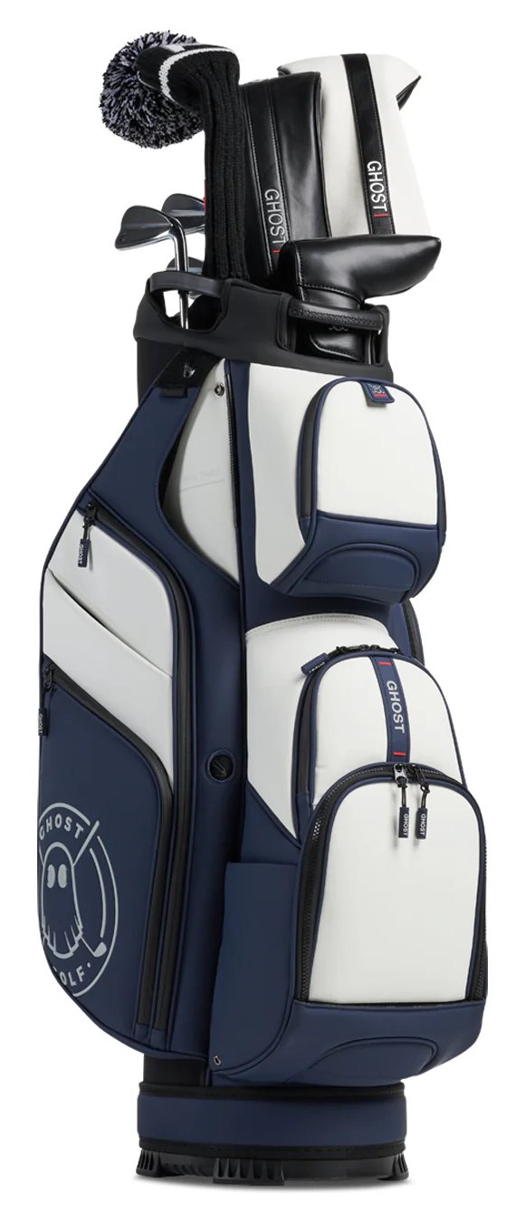 Ghost Golf GT-14 Valor cart bag, white/navy