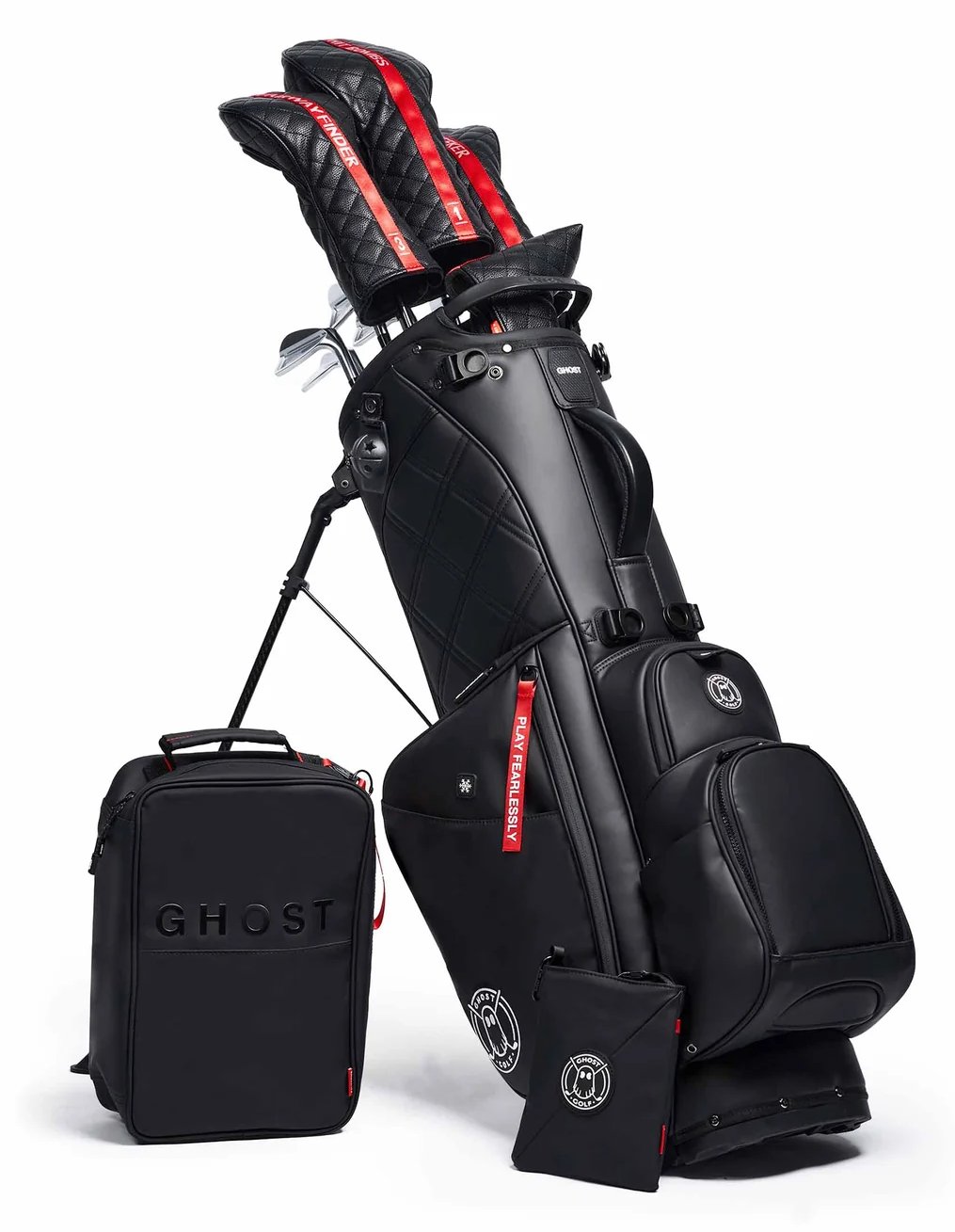 Ghost Golf Anyday Katana 14-Way Stand Bag, Black
