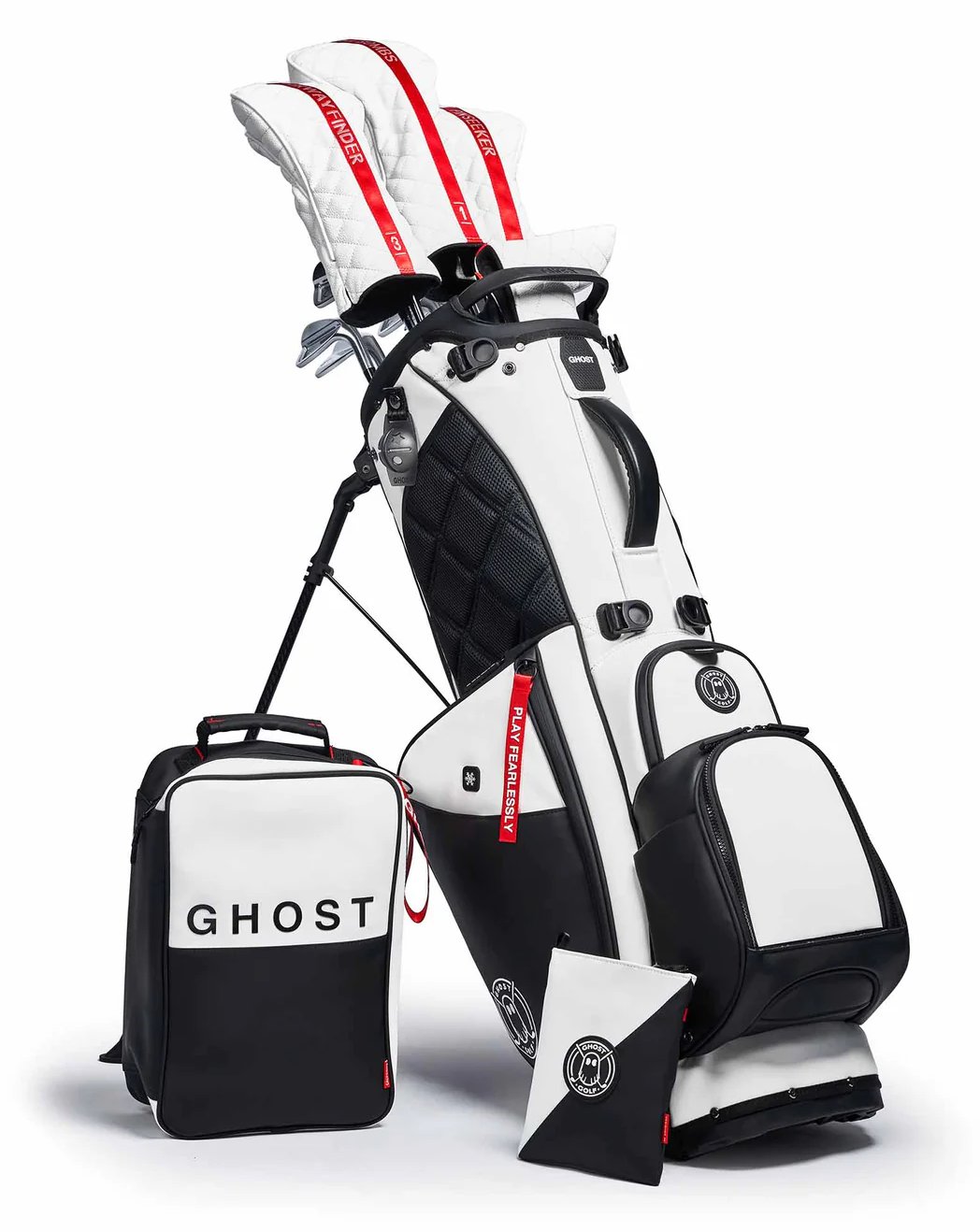 Ghost Golf Anyday Oreo 14-way Standbag, weiß/schwarz