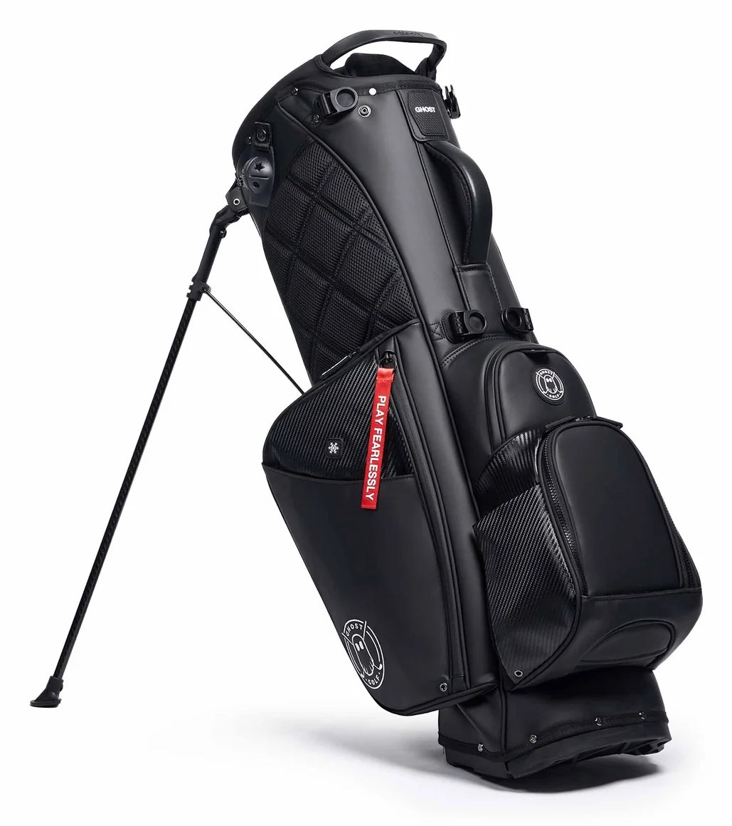 Ghost Golf Anyday Ronin 14-Way Stand Bag, Black/Chrome