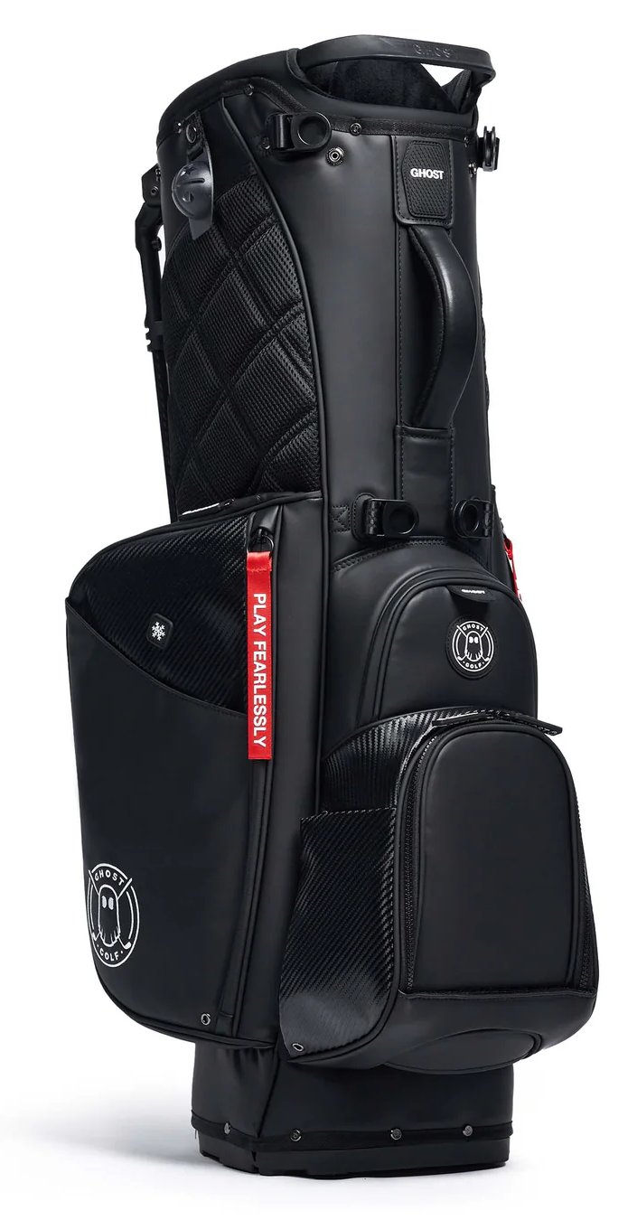 Ghost Golf Anyday Ronin 14-Way Stand Bag, Black/Chrome