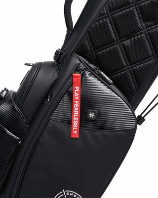 Ghost Golf Anyday Ronin 14-Way Stand Bag, Black/Chrome