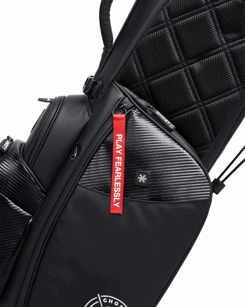 Ghost Golf Anyday Ronin 14-Way Stand Bag, Black/Chrome