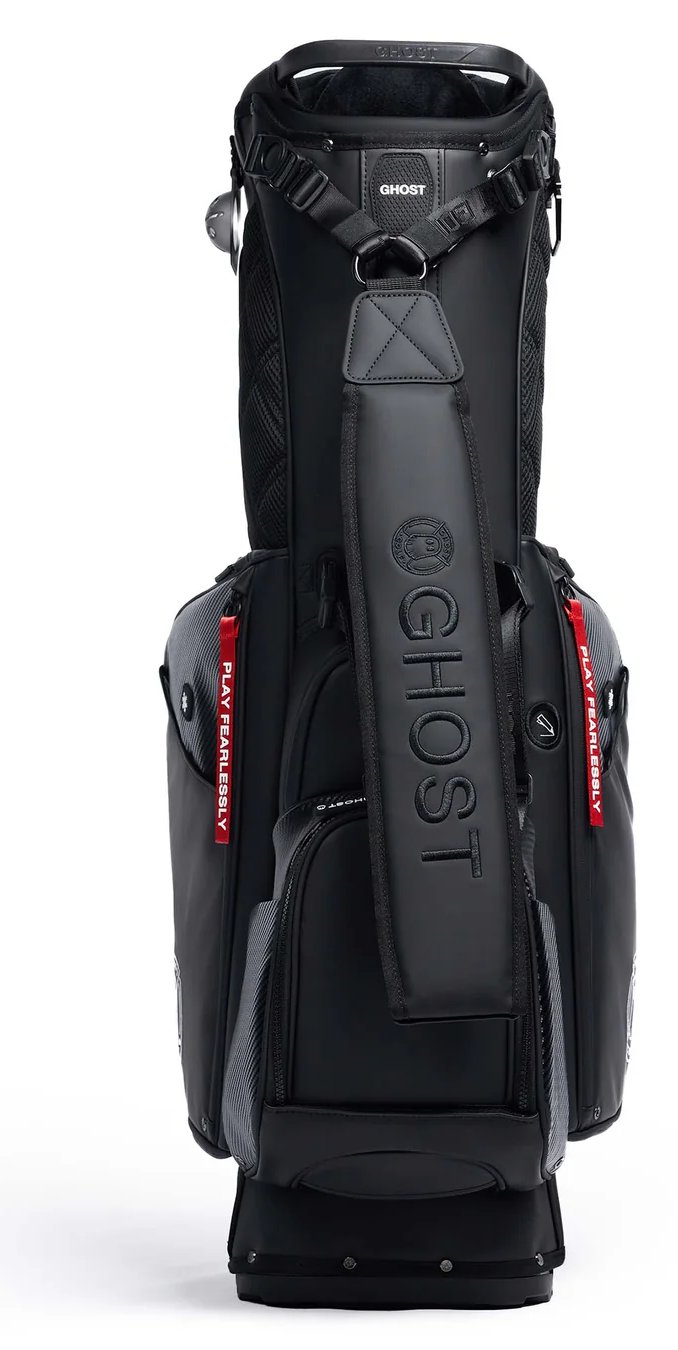 Ghost Golf Anyday Ronin 7-way Standbag, Black/Chrome