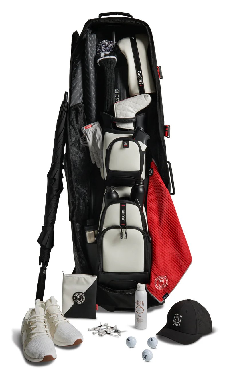 Ghost Golf Awol Club Pro Reisetasche, rotes Strap