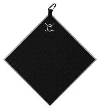 Ghost Golf Non Magnetic Tour Handtuch, schwarz