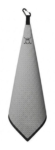 Ghost Golf Non Magnetic Tour Handtuch, grau