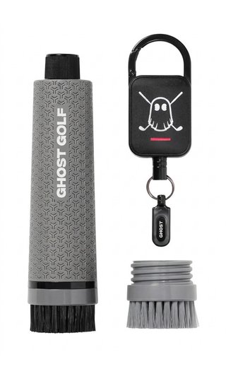 Ghost Golf Magnetic Golf Club & Shoe Bürste, grau