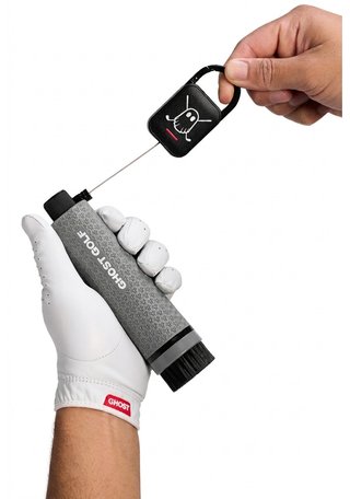 Ghost Golf Magnetic Golf Club & Shoe Bürste, grau
