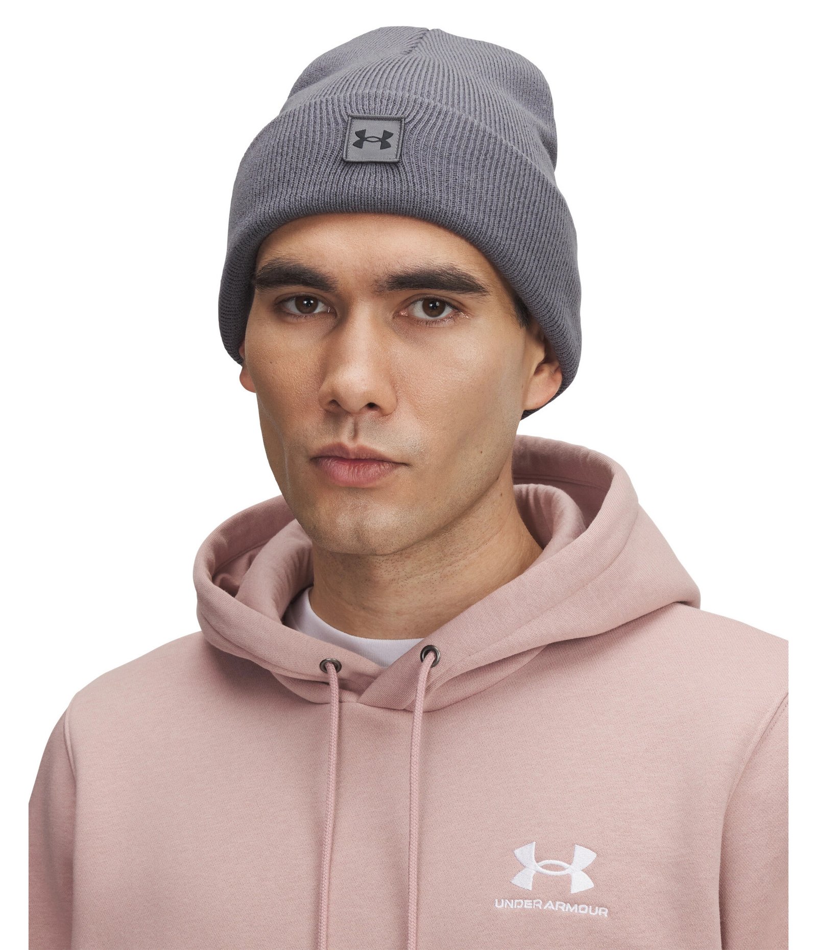 Under Armour Halftime Beanie Wintermütze, grau