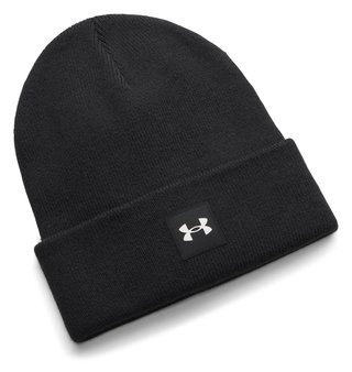 Under Armour Halftime Cuff Wintermütze, schwarz/weiß