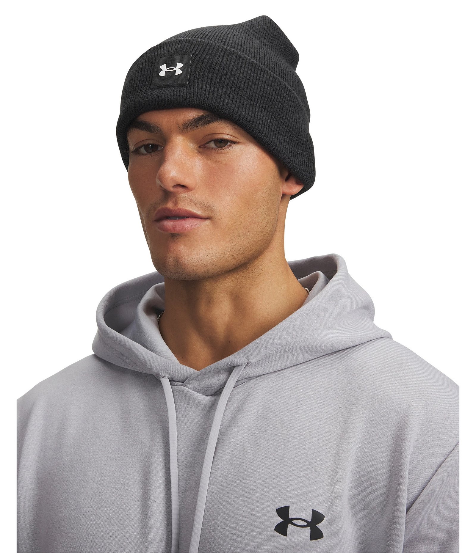Under Armour Halftime Cuff Wintermütze, schwarz/weiß