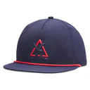 Under Armour Drive 5 Panel Hazard Herren Schirmmütze, Midnight Navy/Rot