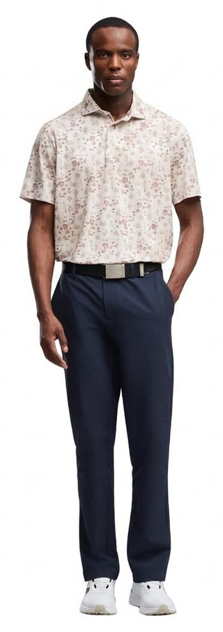 Puma Cloudspun Coastal Claret Herren Polo, birch