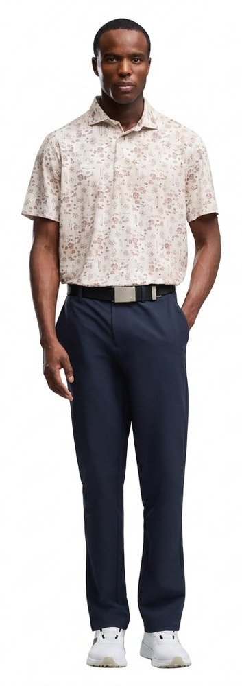 Puma Cloudspun Coastal Claret Herren Polo, birch