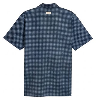 Puma X Arnold Palmer MATTR Geo Herren Polo, deep navy/lemon butter