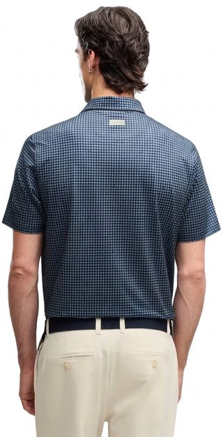 Puma X Arnold Palmer MATTR Geo Herren Polo, deep navy/lemon butter