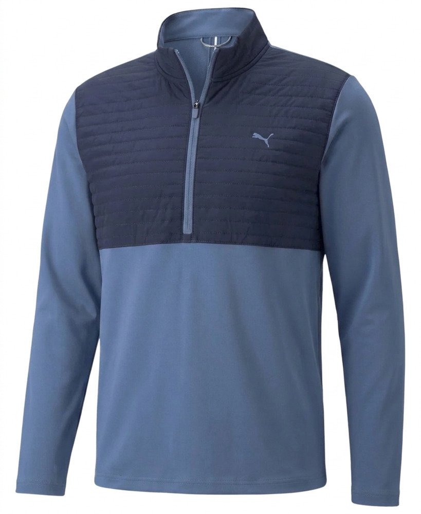 Puma Cloudspun Tech Hybrid 1/2-Zip Herren Sweatshirt, deep navy