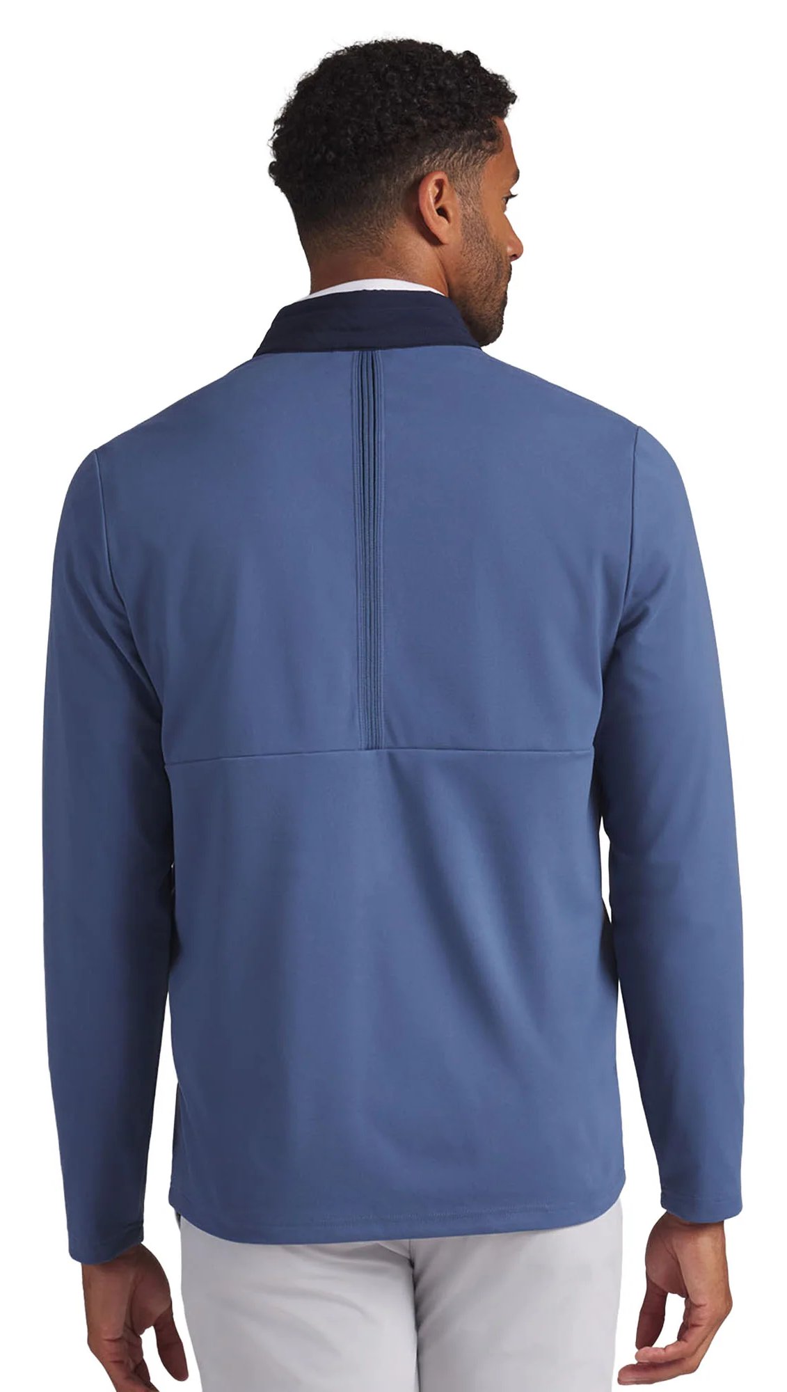 Puma Cloudspun Tech Hybrid 1/2-Zip Herren Sweatshirt, deep navy