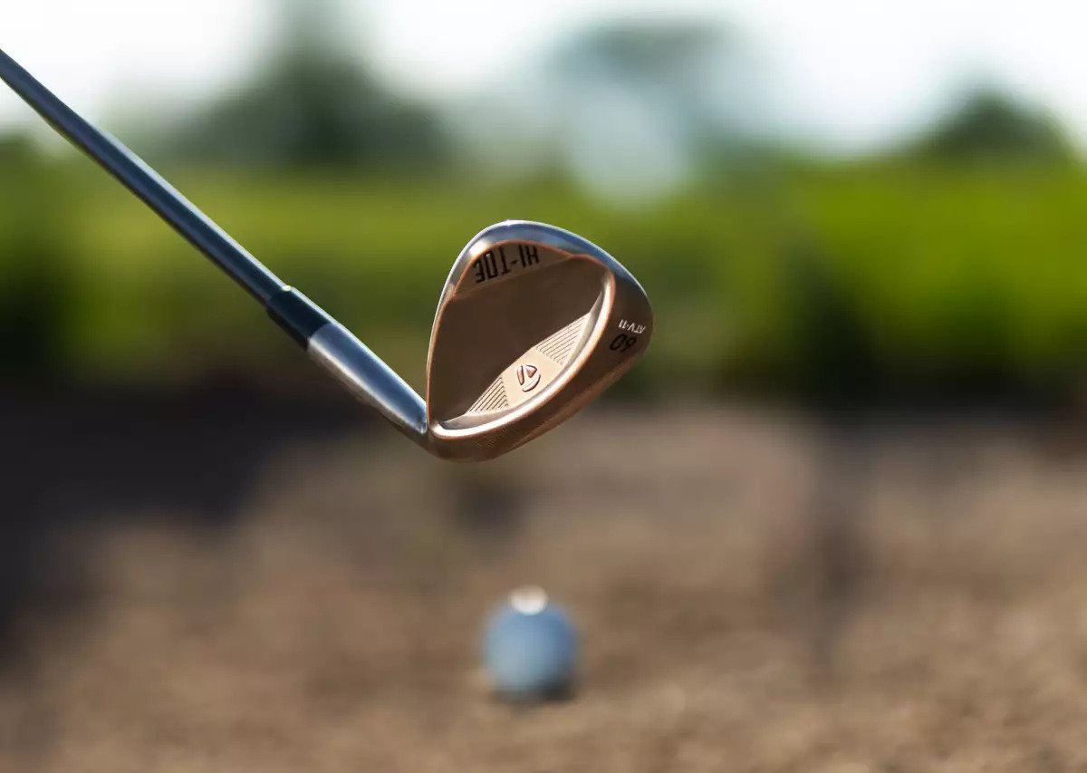TaylorMade Hi-Toe 5 Aged Copper Herren Wedge, Stahl