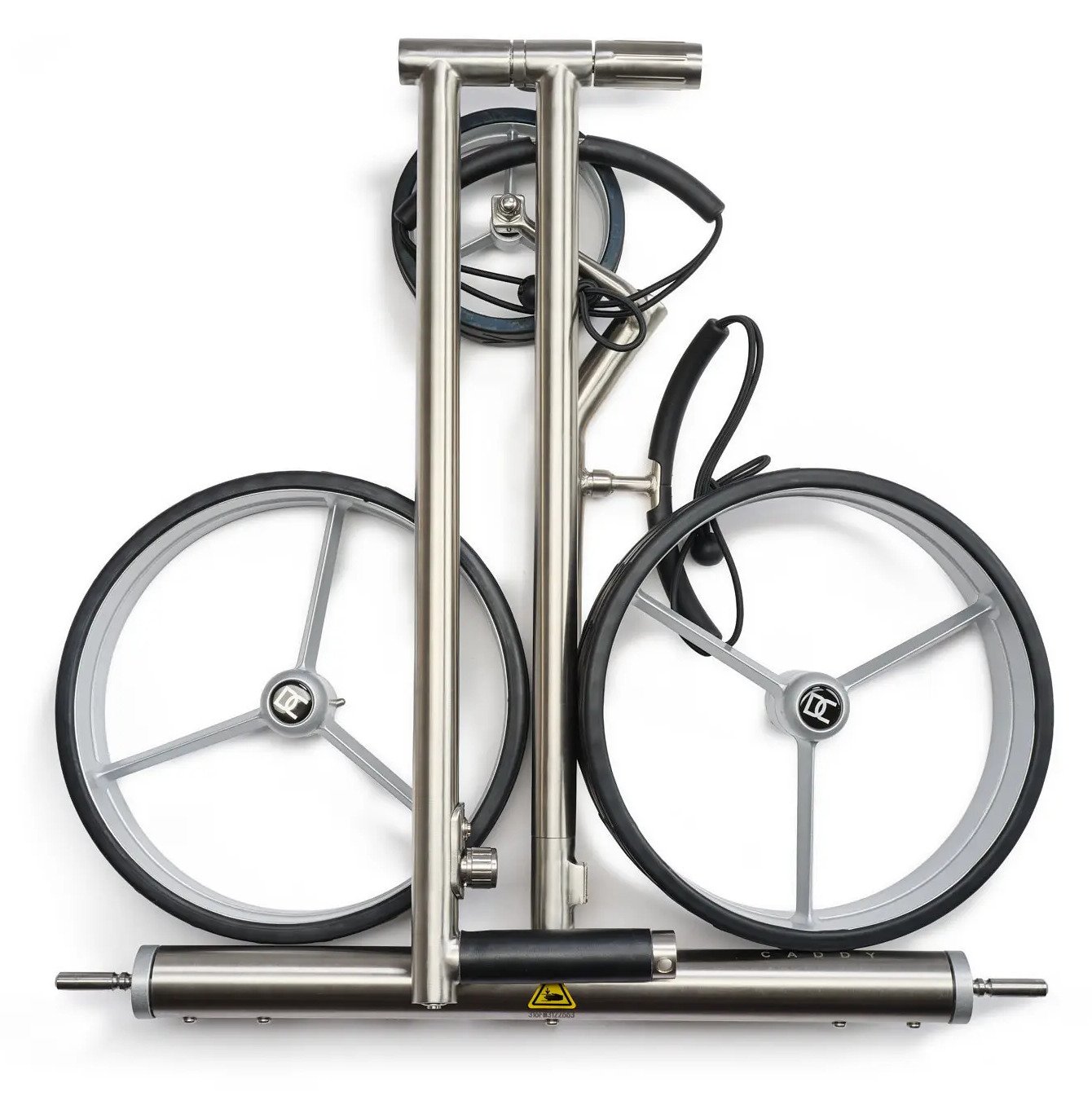 Davies Caddy Premium M Brush DHC elektrischer Trolley, silber