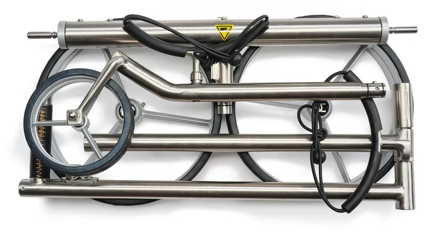 Davies Caddy Premium M Brush DHC elektrischer Trolley, silber