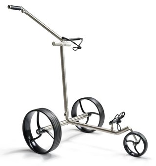 Davies Caddy Premium S Brush DHC elektrischer Trolley, silber