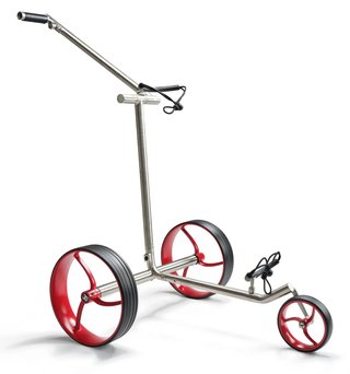 Davies Caddy Premium S Brush DHC elektrischer Trolley, silber
