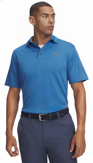 Under Armour Tech Herren Polo, blau