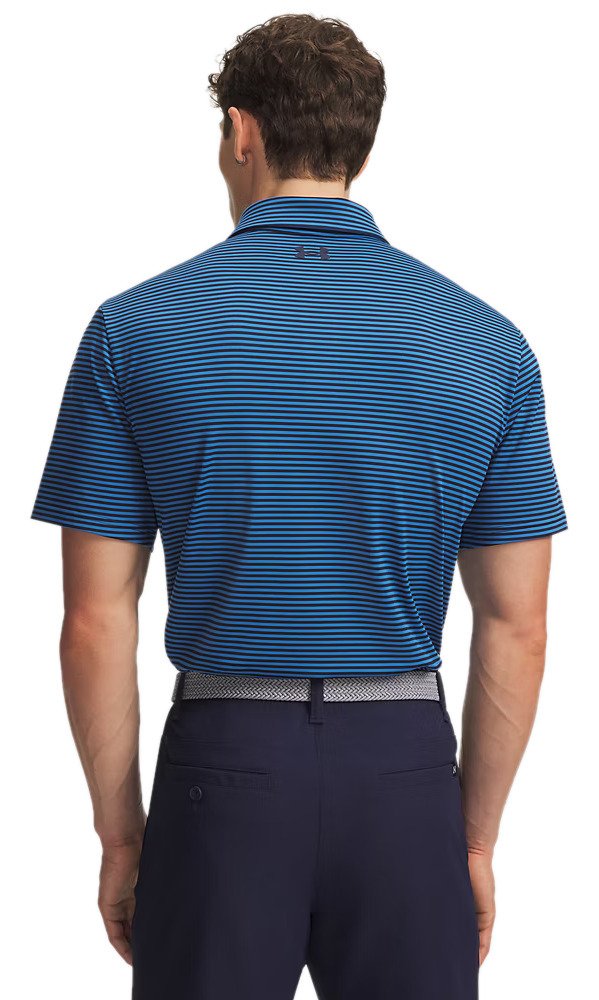 Under Armour Playoff 3.0 Herren Polo, midnight navy/aegean blue/weiß