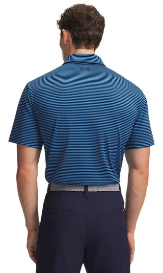 Under Armour Playoff 3.0 Herren Polo, midnight navy/aegean blue/weiß